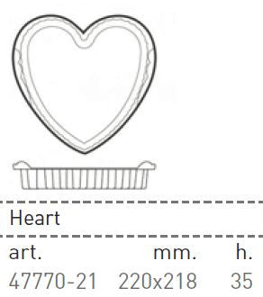 Paderno Heart Mould 22 x 21.8cm