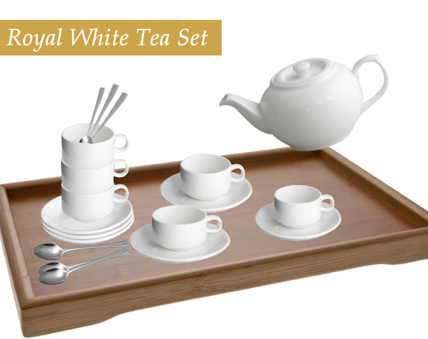 Royal White Tea Set