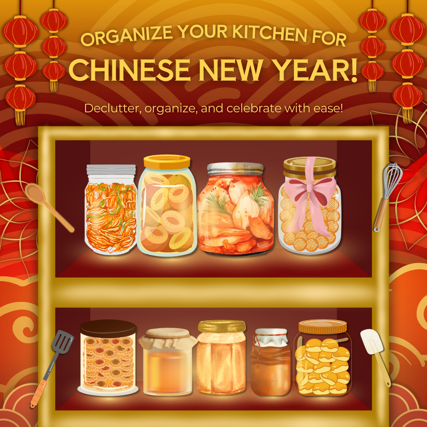 Pantry Glow-Up for CNY! 🧧🍊🌟