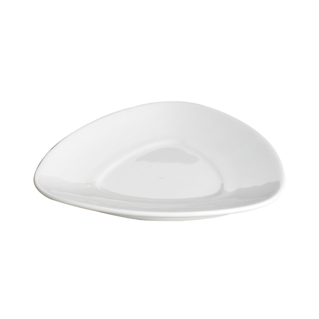 Royal White New Bone Triangle Saucer 13.5 cm