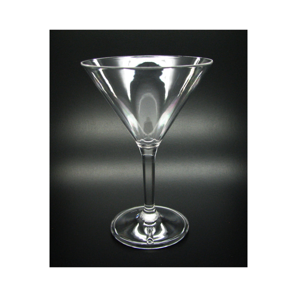 WINE/MARTINI GLASS POLYCARBONATE CLEAR, SET OF 6