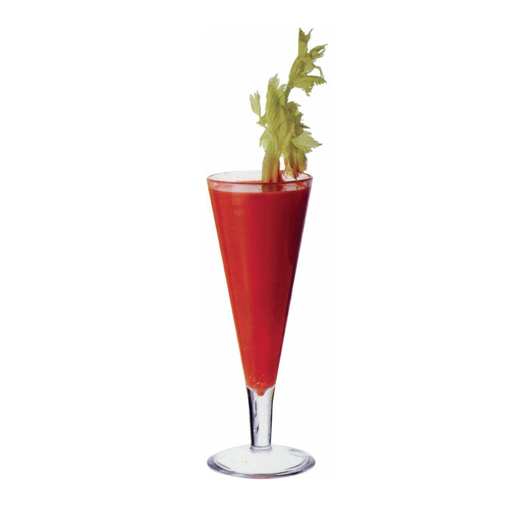 PC FLUTED GLASS CLEAR, SET OF 6