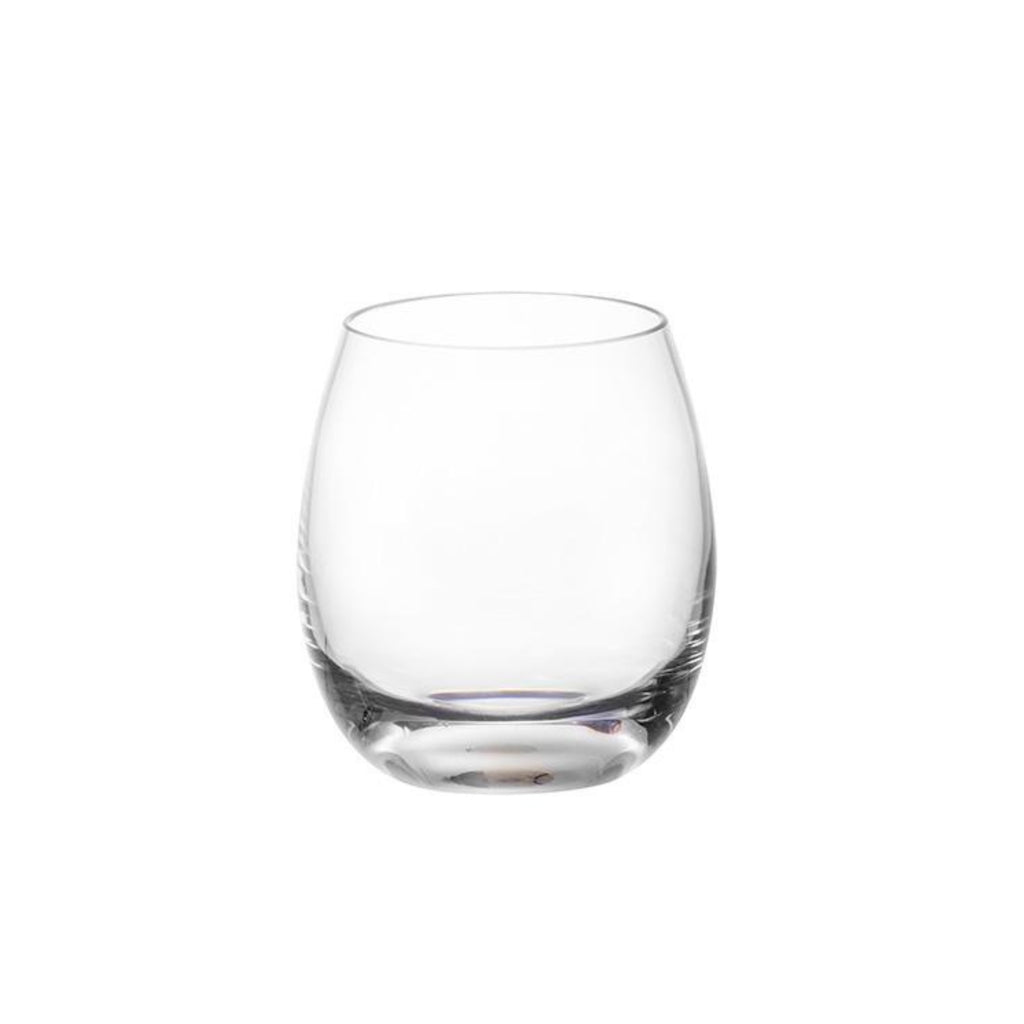 PC TUMBLER BOWL SHAPE STEMLESS RED WINE, SET OF 6