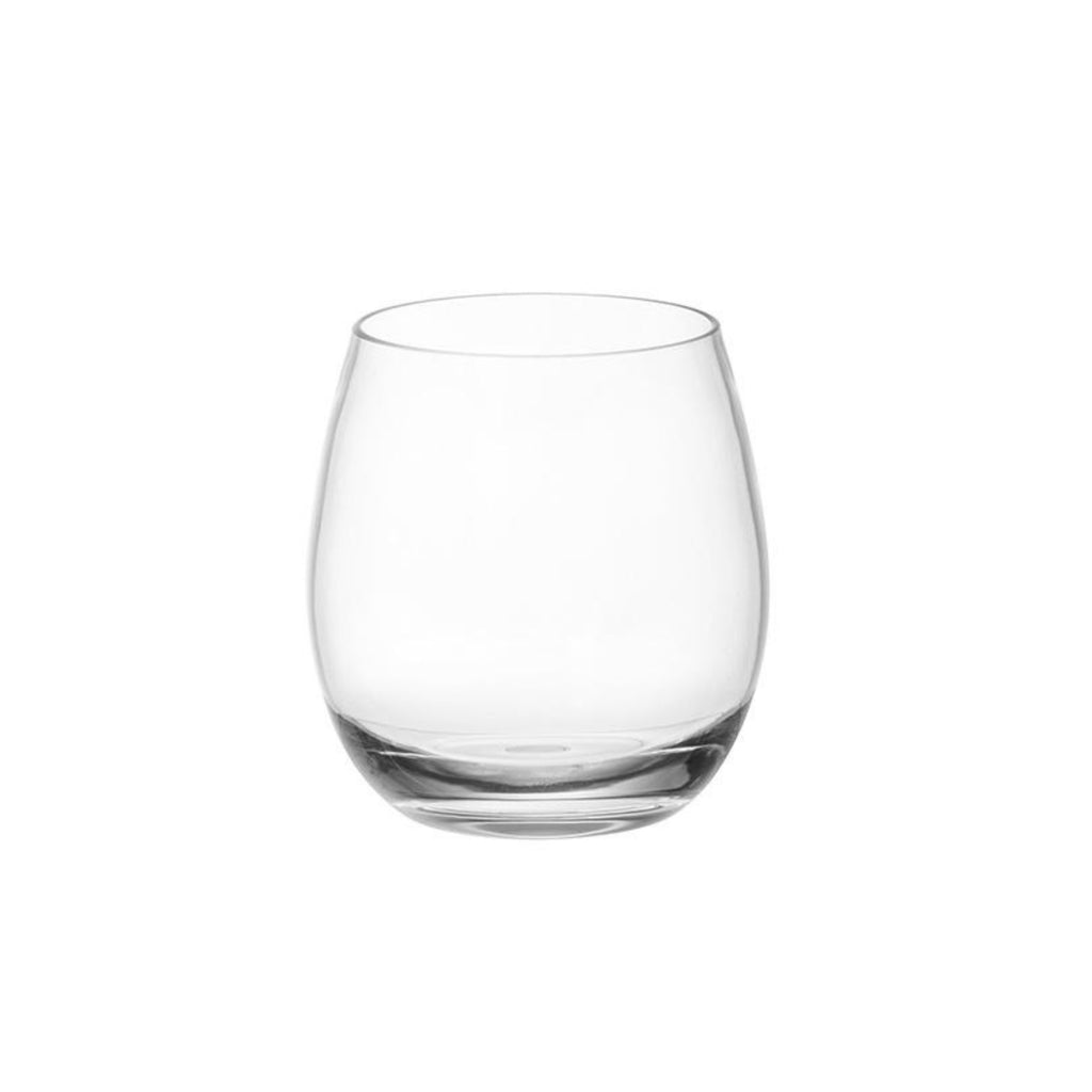 PC TUMBLER BOWL SHAPE STEMLESS RED WINE, SET OF 6