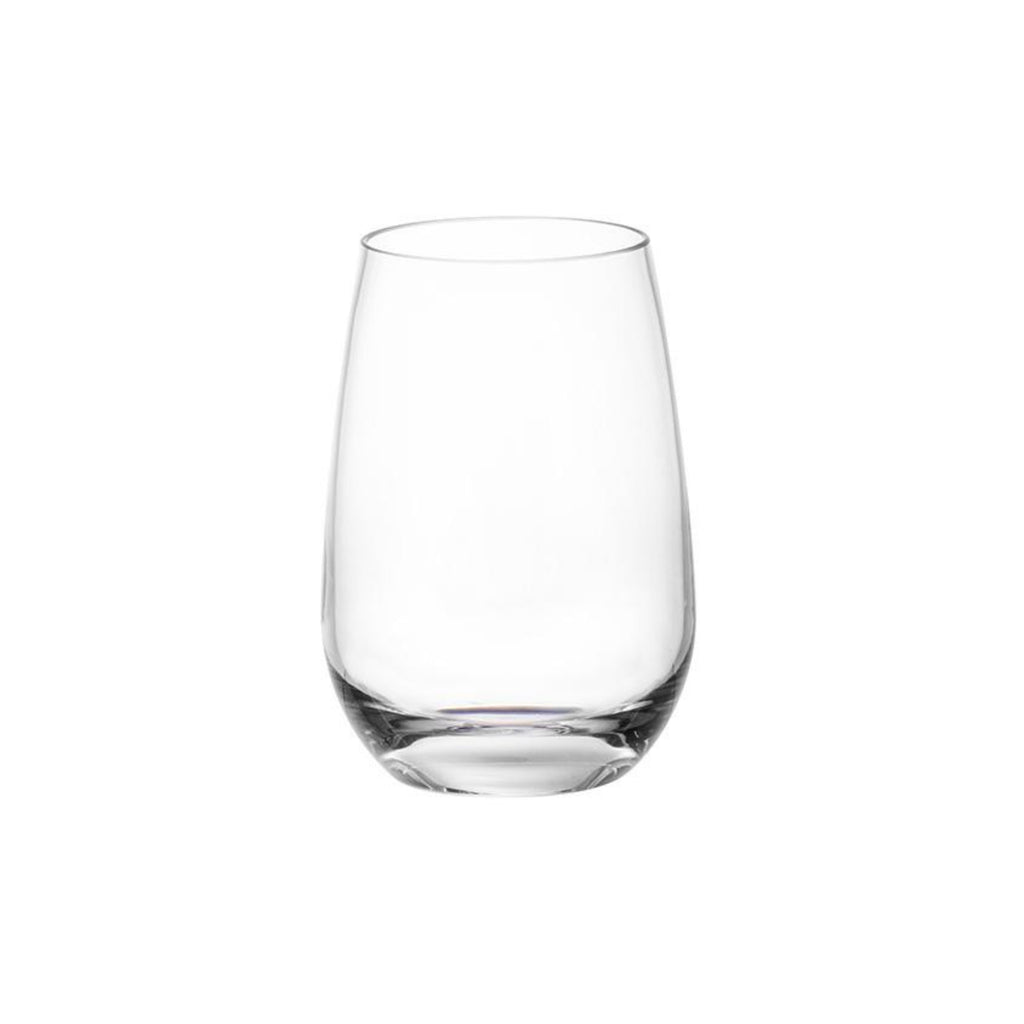 PC TUMBLER BOWL SHAPE STEMLESS RED WINE, SET OF 6