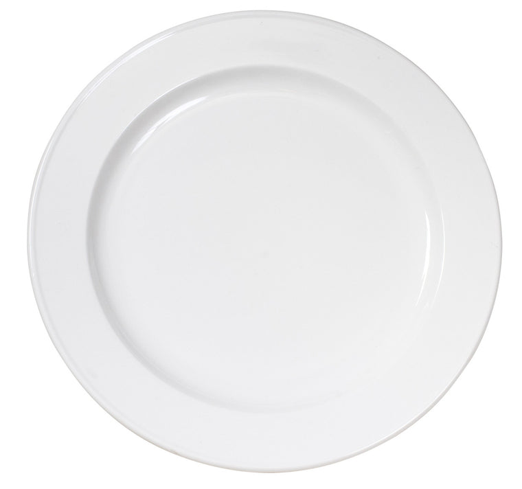 Royal White New Bone Rim Plate 28 cm