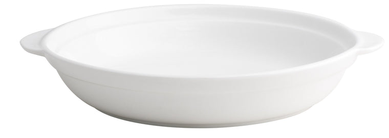 Royal White New Bone Round Deep Dish 23 cm