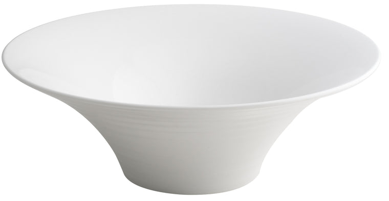 Royal White New Bone Round Bowl 30x30x10.5 cm