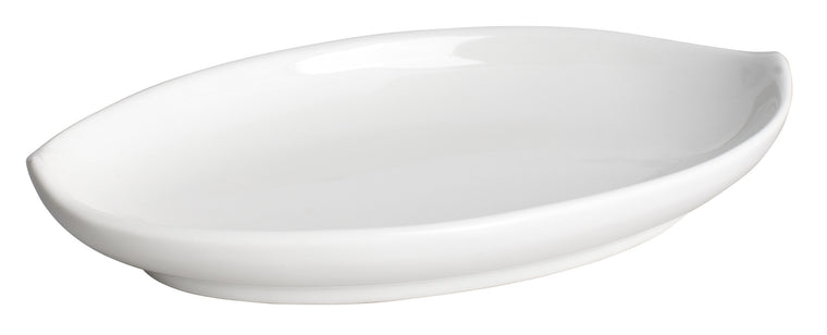Royal White New Bone Mango Dish 19.8x11.2 cm
