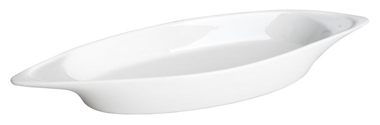 Royal White New Bone Vegetable Dish 19.8x11x3.5 cm