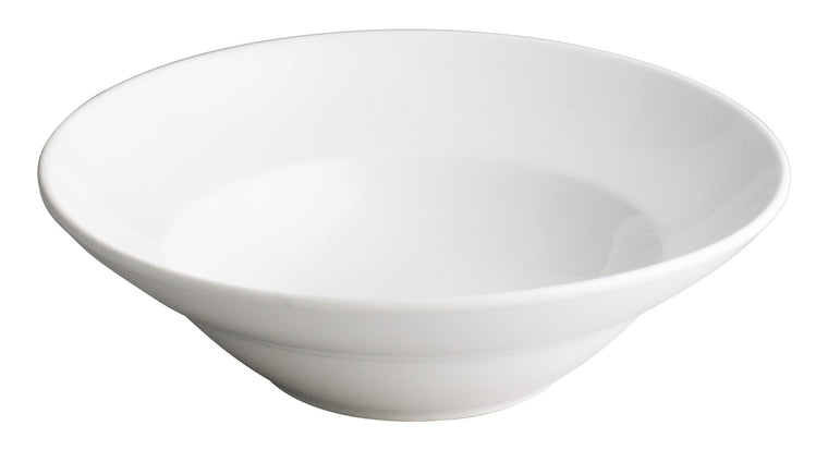 Royal White New Bone Round Deep Plate 23.5 cm