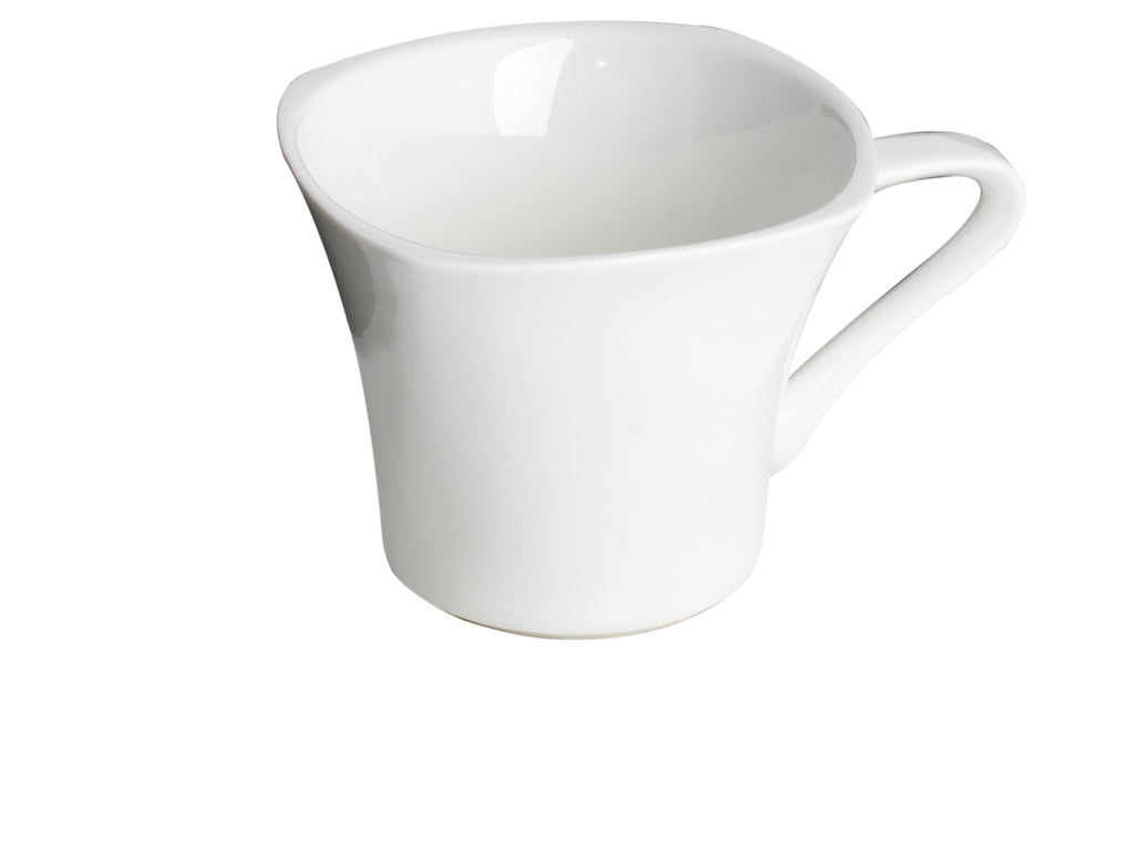 Royal White New Bone Arch Shape Tea / Coffee Cup 180 cc, 8.5 cm