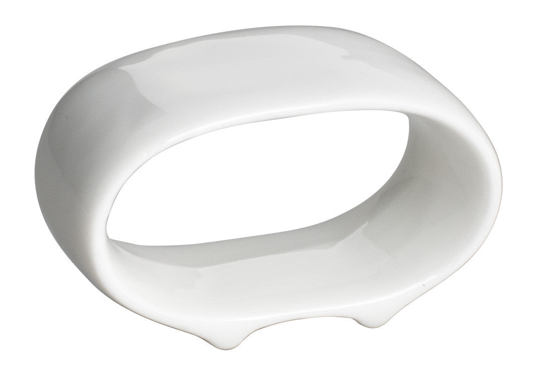 White 2025 napkin rings