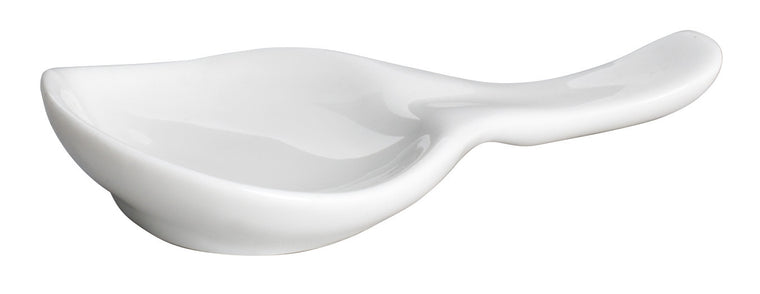 Royal White New Bone Spoon Rest 9.3x5.5 cm