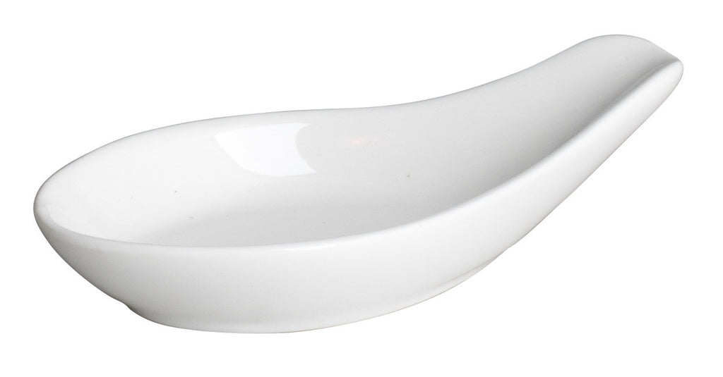 Royal White New Bone Spoon Rest 8.5x4.6 cm