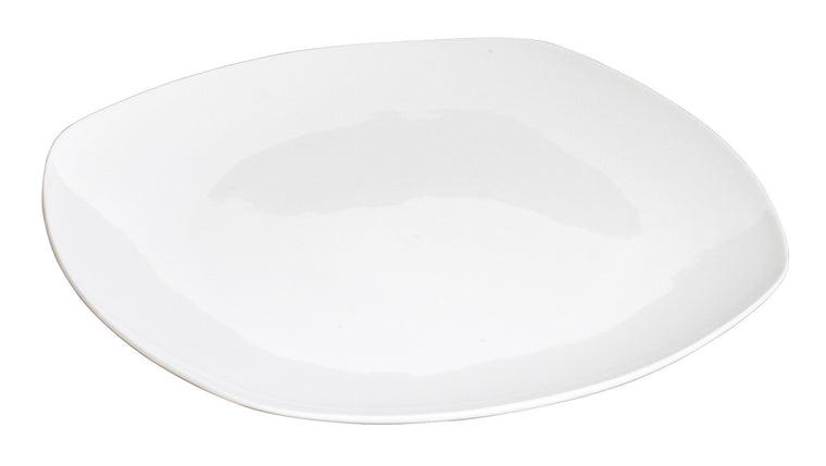 Royal White New Bone Square Plate 26 cm