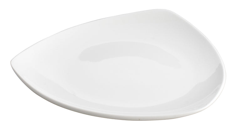 Royal White New Bone Triangle Plate 20.5 cm