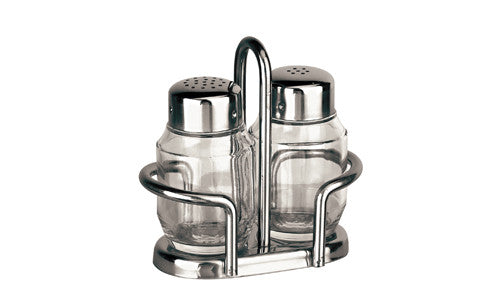 Paderno Stainless Steel Condiment Set Salt/Pepper