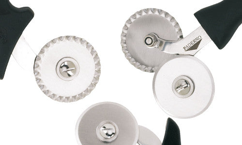 Paderno Plain/Fluted Double Pastry Wheel D55 mm