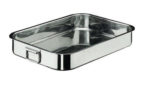 Paderno Stainless Steel Roasting Pan With Folding Handles