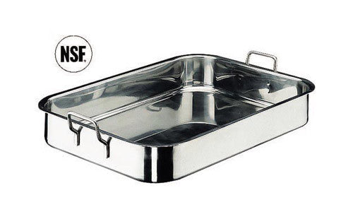 Paderno Stainless Steel Roasting Pan With Fixed Handles