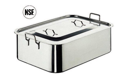 Paderno Stainless Steel Roast Pan With Cover 61x43x15 cm