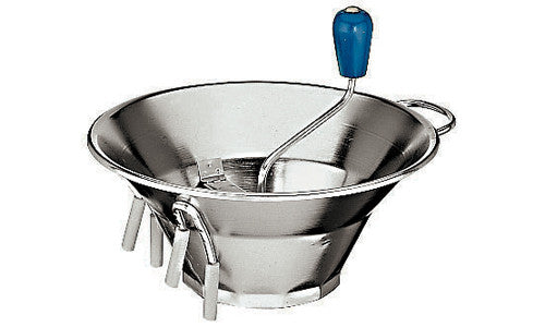 Paderno Stainless Steel Vegetable Mill/Sieve With 3Discs D32xH25 cm 1.4Kg. Disc: 1.5mm, 2.5mm, 4mm