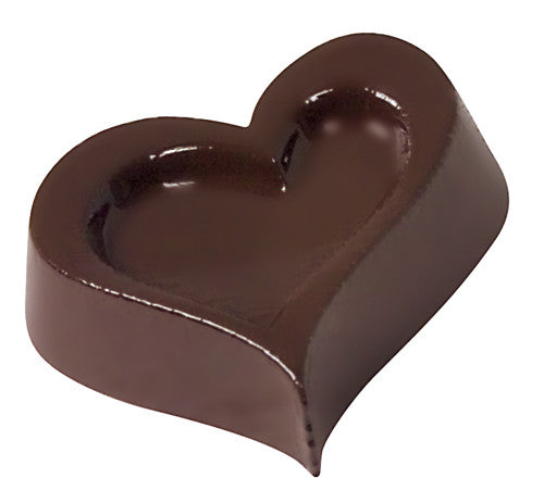 Paderno Polycarbonate "Heart" Chocolate Mould, 15@S