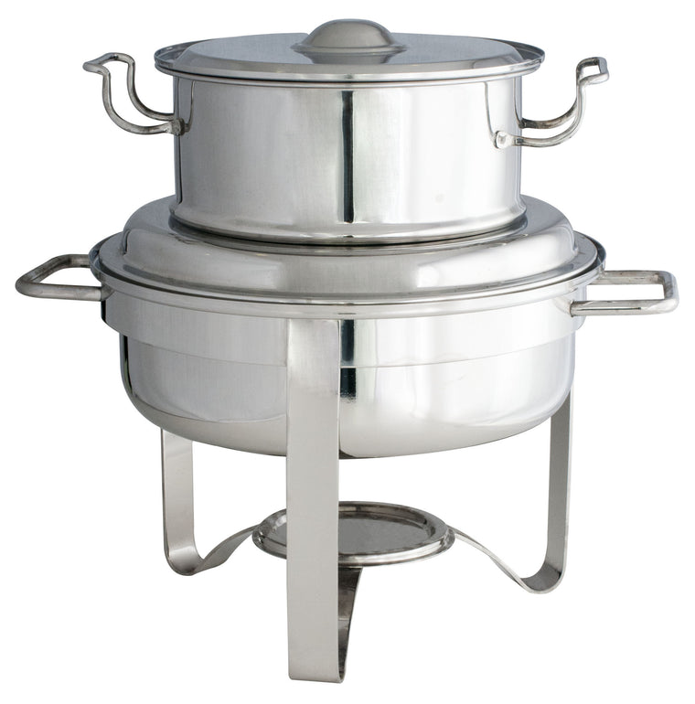 Stainless Steel Round Soup Station, 7.5L