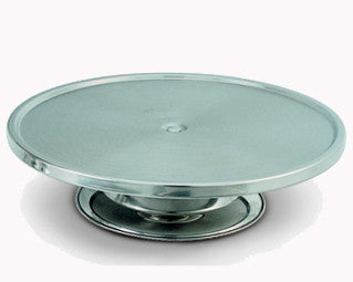 King Metal Stainless Steel Cake Stand 13x3¼"H