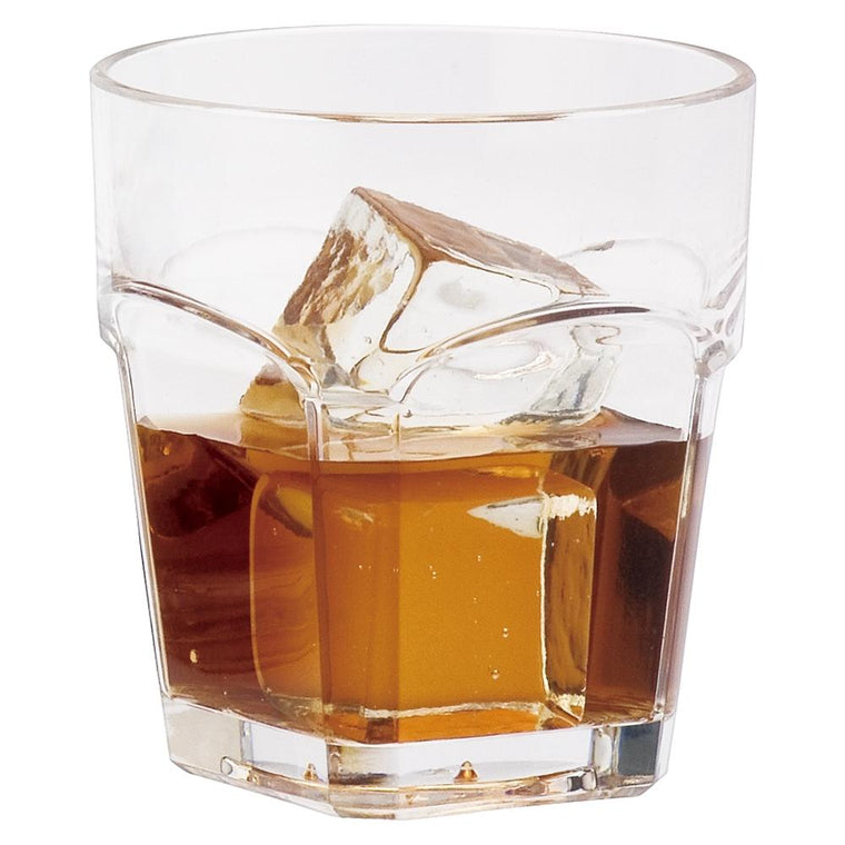 PC ROCK TUMBLER CLEAR, SET OF 6