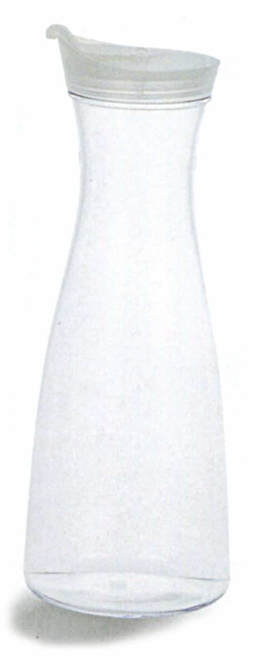 PC DECANTER WITH LID POUR SPOUT CLEAR