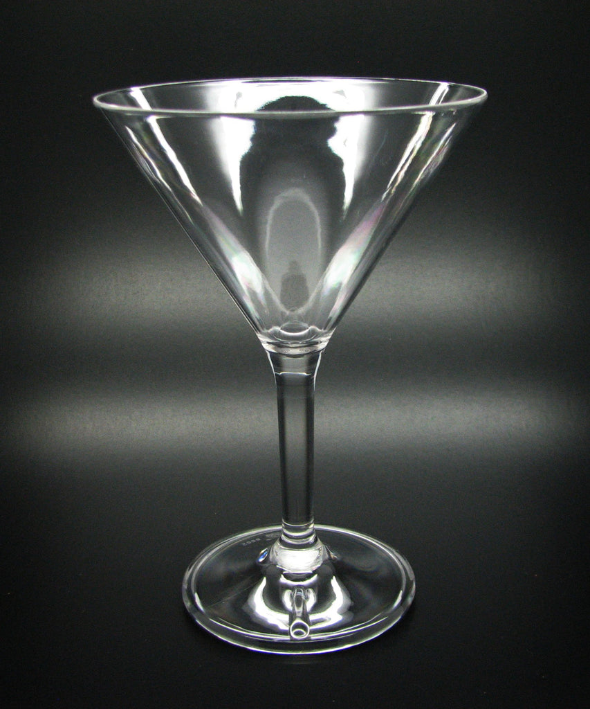 WINE/MARTINI GLASS POLYCARBONATE CLEAR, SET OF 6