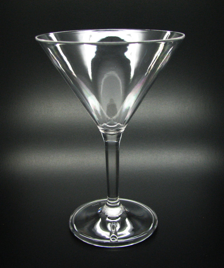 WINE/MARTINI GLASS POLYCARBONATE CLEAR, SET OF 6