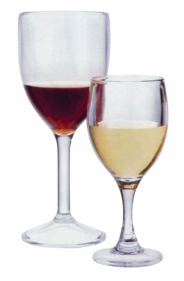 PC WINE GLASS CLEAR, SET OF 6