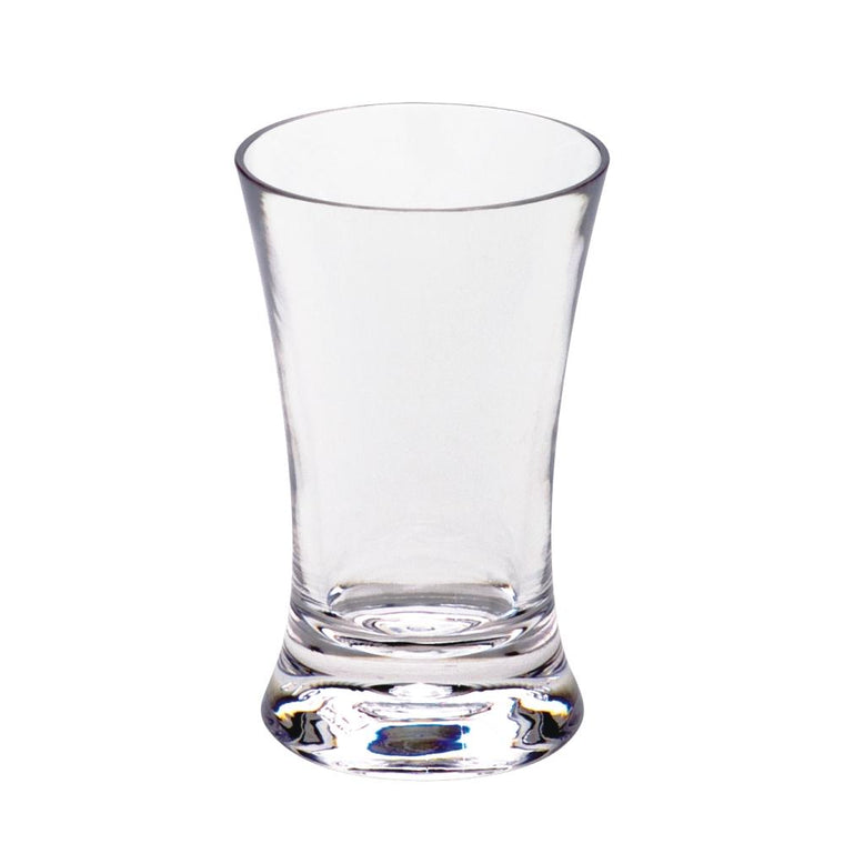 PC FLARE SHOTER GLASS CLEAR, SET OF 6