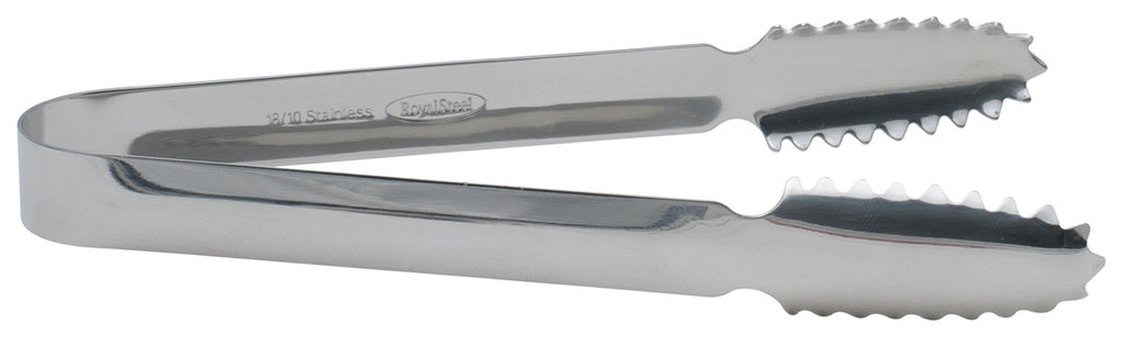 Royal Steel Stainless Steel 18/8 Ice Tong 6"