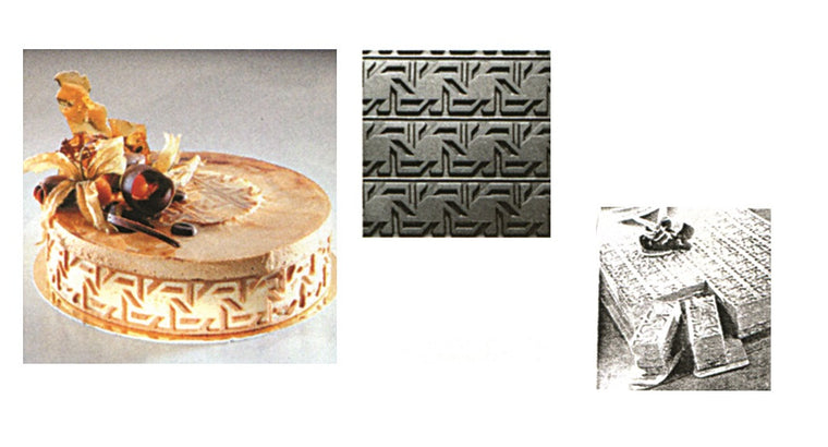 De Marle Relief Silicone Baking Mat, Venetian Cane 575x375mm