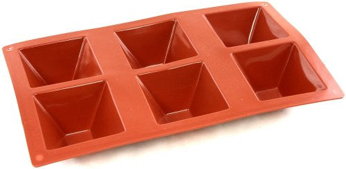 Paderno Flexible Non-Stick Baking Mould -  Pyramid 70 x 40mm
