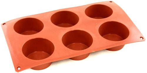 Paderno Flexible Non-Stick Baking Mould -  Muffin 70 x 40mm