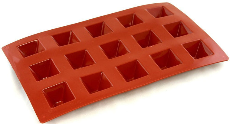 Paderno Flexible Non-Stick Baking Mould -  Pyramid 36 x 22mm