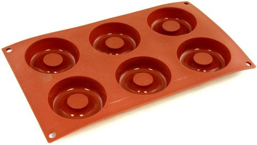 Paderno Flexible Non-Stick Baking Mould -  Savarin 72 x 23mm