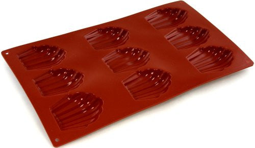 Paderno Flexible Non-Stick Baking Mould -  Madeine 78 x 45 x 17mm