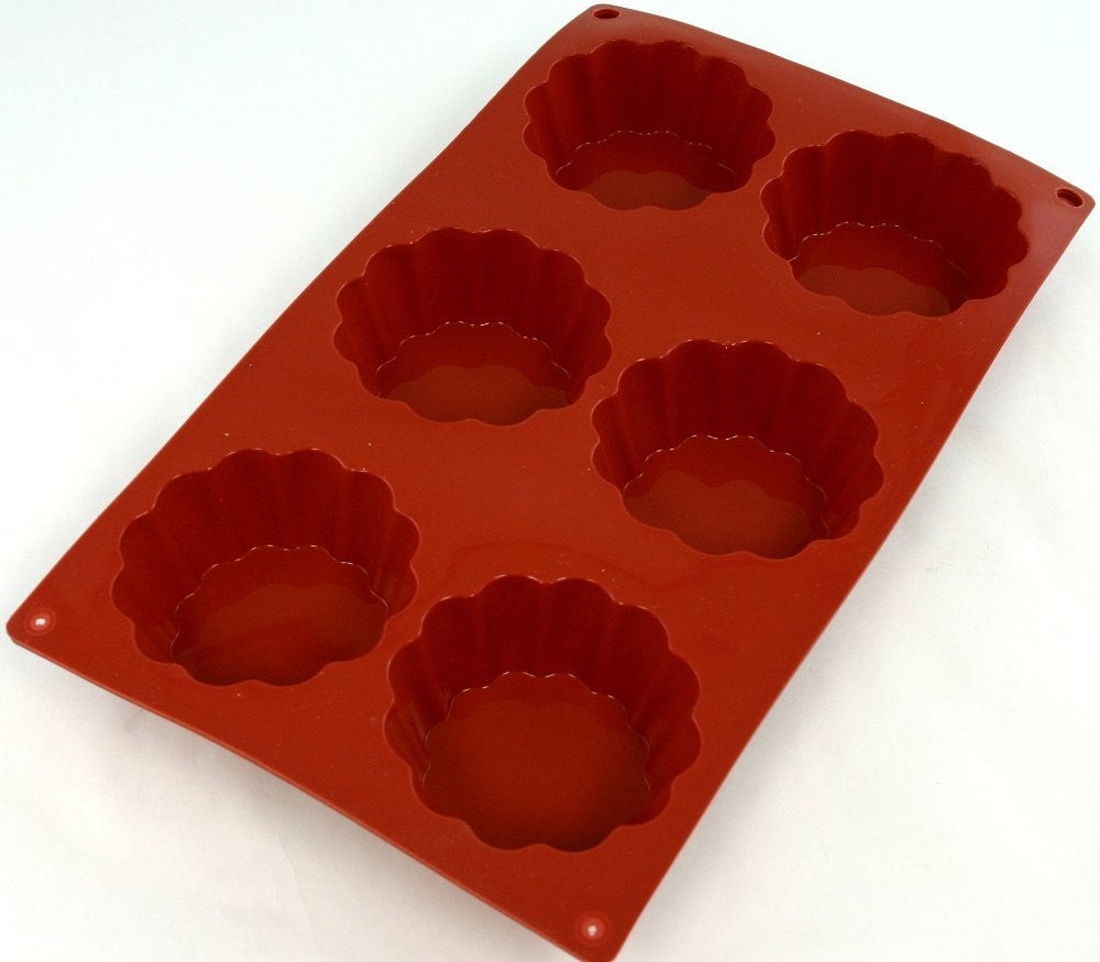 Paderno Flexible Non-Stick Baking Mould -  Brioche 79 x 30mm