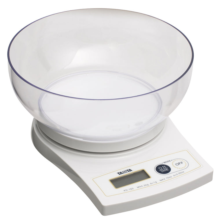 Tanita Digital Scale 2kg, Clear Bowl